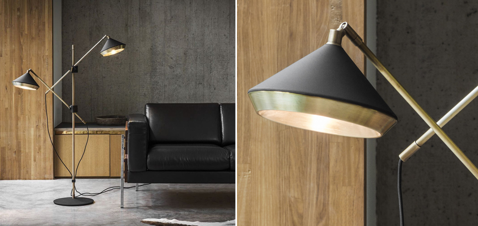 ТОРШЕР Bert Frank SHEAR Черный ТОРШЕР Bert Frank SHEAR Черный - Loft-Concept в Саратове