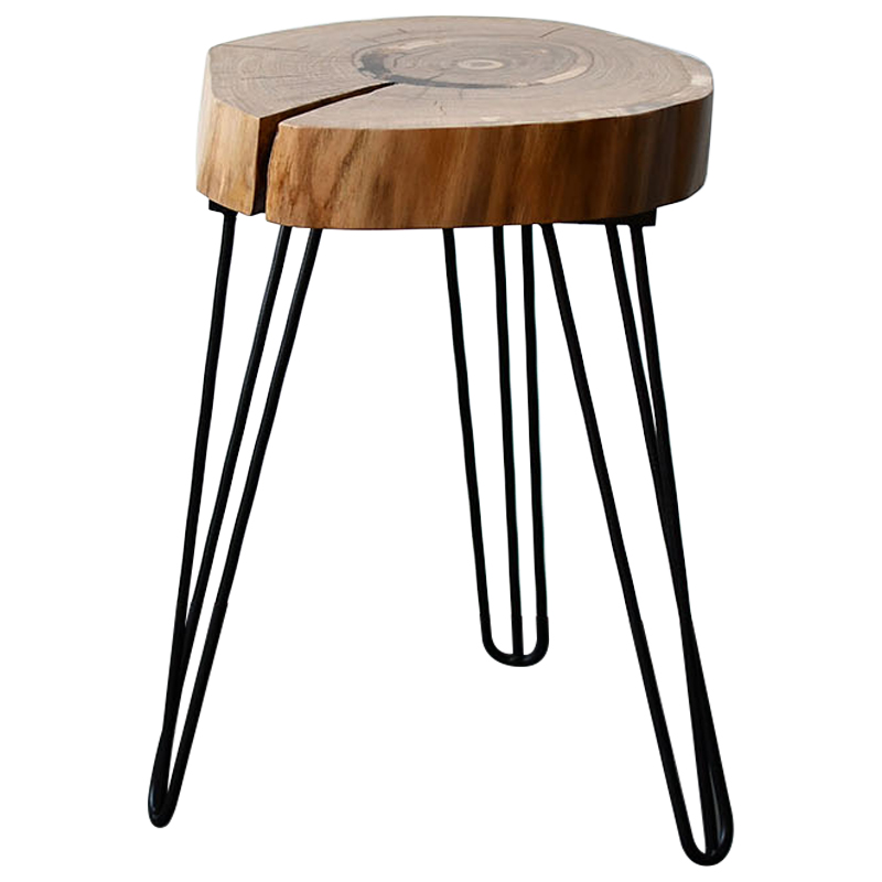 Приставной стол Morley Industrial Metal Rust Side Table Светлый дуб Черный Приставной стол Morley Industrial Metal Rust Side Table Светлый дуб Черный в Саратове | Loft Concept