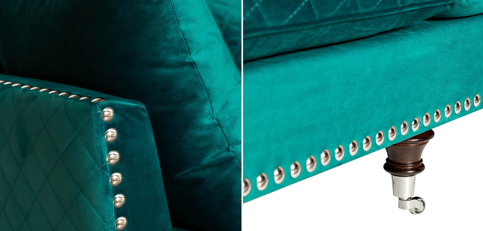 Диван Giorgio Sofa Turquoise Диван Giorgio Sofa Turquoise - Loft-Concept в Саратове