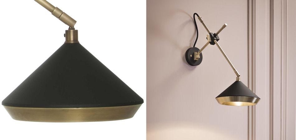 Бра Bert Frank SHEAR SHEAR WALL LIGHT Черный Бра Bert Frank SHEAR SHEAR WALL LIGHT Черный - Loft-Concept в Саратове