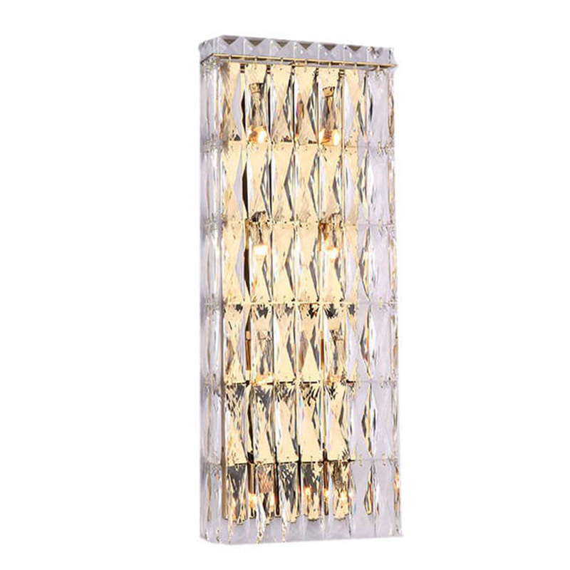 Бра Crystal Regena Gold Wall Lamp 8 Золотой Прозрачный (Transparent) в Саратове | Loft Concept 