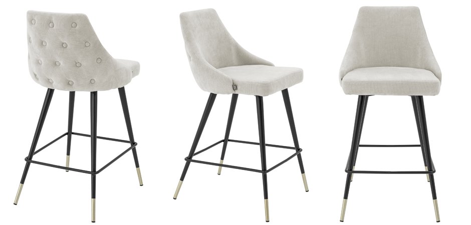 Полубарный стул Eichholtz Counter Stool Cedro Sand Полубарный стул Eichholtz Counter Stool Cedro Sand - Loft-Concept в Саратове