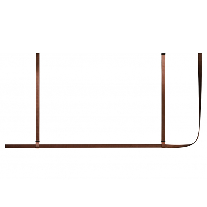 Подвесной светильник Flos Belt pelle naturale Коричневый цвет Коричневый в Саратове | Loft Concept 
