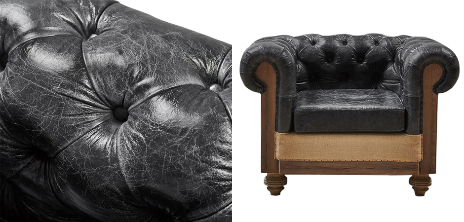 Кресло Deconstructed Chesterfield Armchair Кресло Deconstructed Chesterfield Armchair - Loft-Concept в Саратове