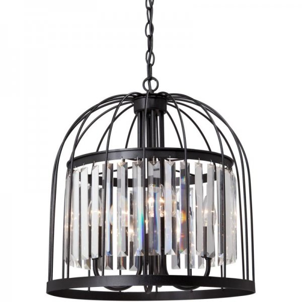 Люстра Birdcage Chandelier Fountain Black  в Саратове | Loft Concept 