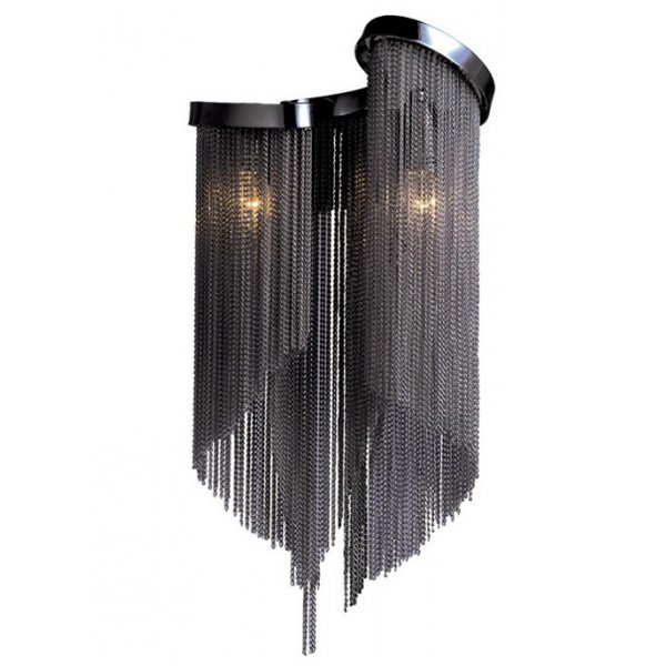 Бра Atlantis Chain Wall lamp Black Темный хром в Саратове | Loft Concept 