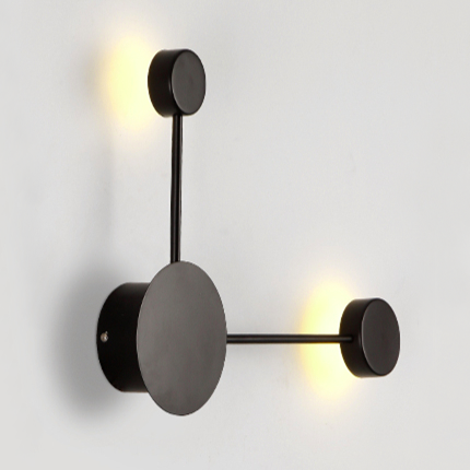 Бра Pin Wall Light 2 Черный в Саратове | Loft Concept 