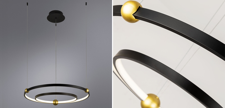 Подвесной светодиодный светильник Ring Horizontal Подвесной светодиодный светильник Ring Horizontal - Loft-Concept в Саратове