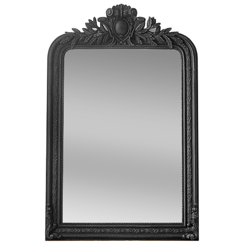 Зеркало Polastron Mirror Black Винтажный черный в Саратове | Loft Concept 