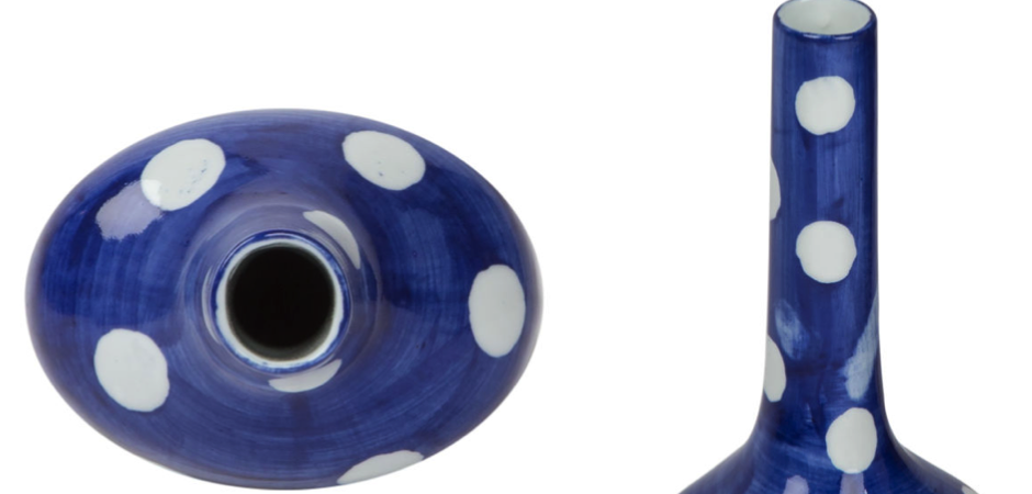 Ваза-бутылка blue & white ornament Point Bottle Ваза-бутылка blue & white ornament Point Bottle - Loft-Concept в Саратове