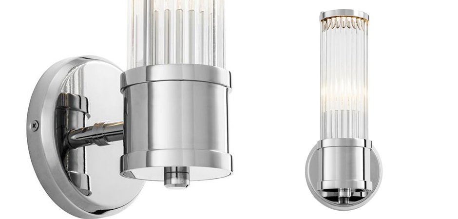 Бра Wall Lamp Claridges Single Nickel Бра Wall Lamp Claridges Single Nickel - Loft-Concept в Саратове