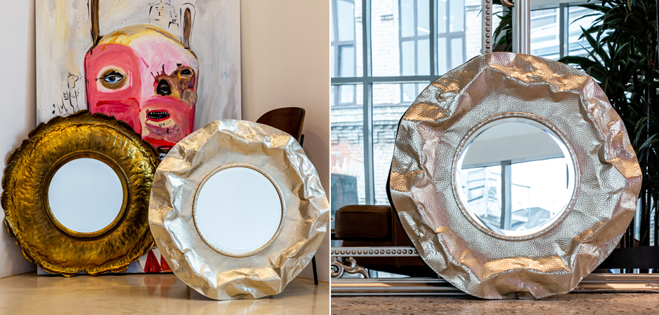 Зеркало Chlodio Silver Mirror Зеркало Chlodio Silver Mirror - Loft-Concept в Саратове