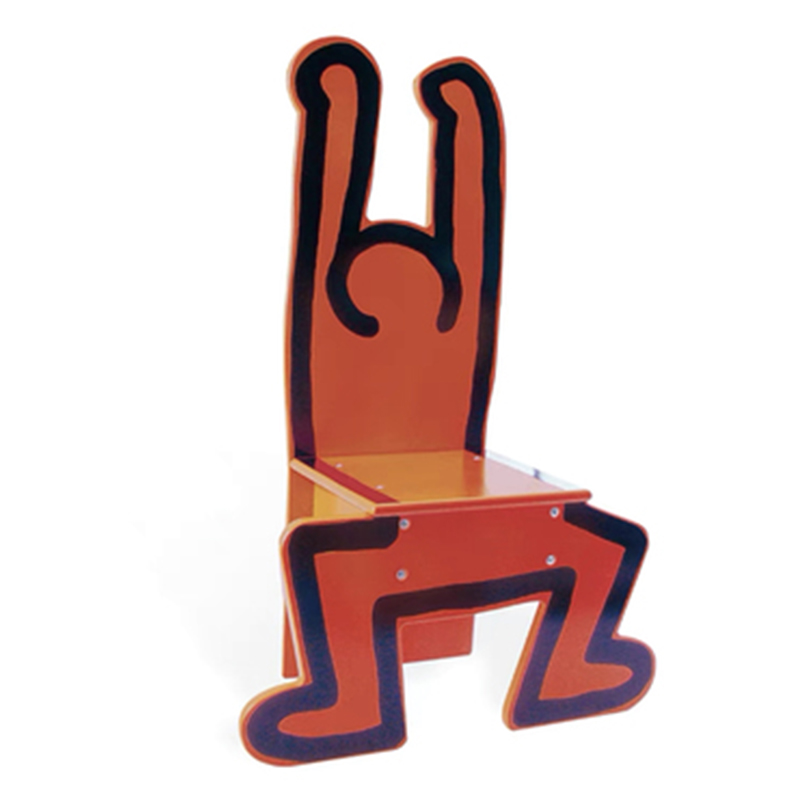 Детский стул Chaise Keith Haring Dancer Vilac Красный Красный в Саратове | Loft Concept 