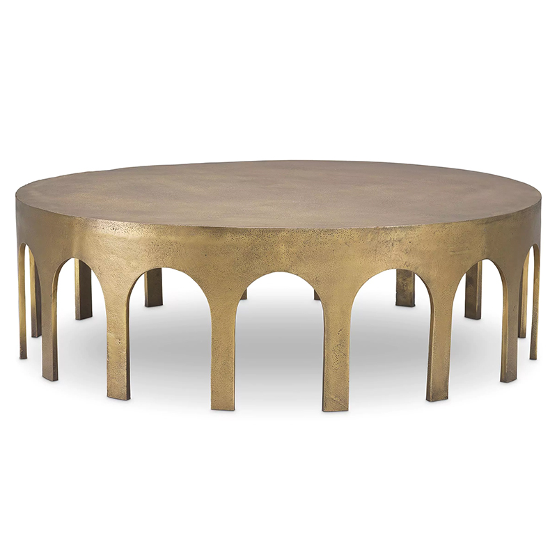 Кофейный стол Eichholtz Coffee Table Gardini Латунь Винтажная латунь Кофейный стол Eichholtz Coffee Table Gardini Латунь Винтажная латунь в Саратове | Loft Concept