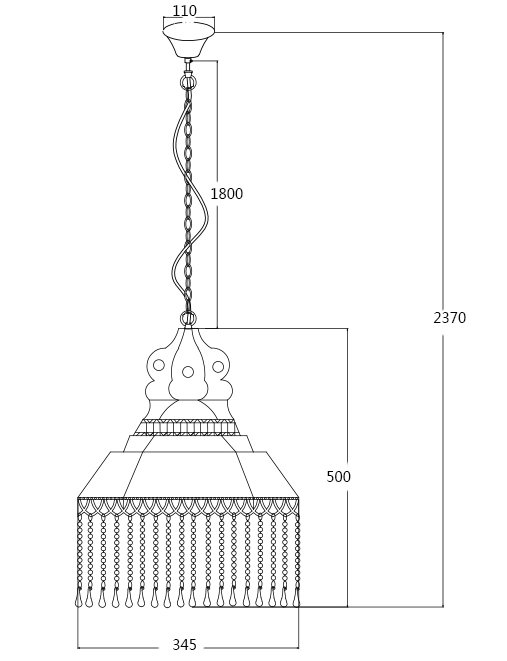 Люстра Loft Mosque Chandelier в Саратове