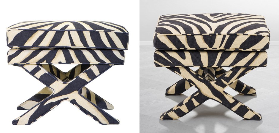 Оттоманка Ottoman Cordoba Zebra Оттоманка Ottoman Cordoba Zebra - Loft-Concept в Саратове