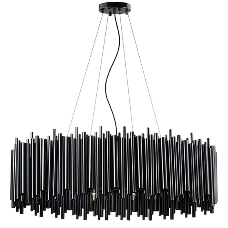 Люстра Delightfull Brubeck Chandelier Black Oval  в Саратове | Loft Concept 