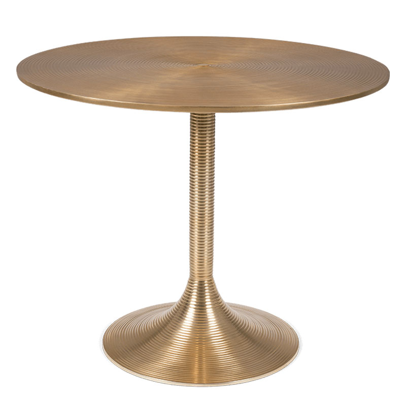 Кофейный столик HYPNOTISING ROUND COFFEE TABLE GOLD BM23002 Bold Monkey Золотой в Саратове | Loft Concept 