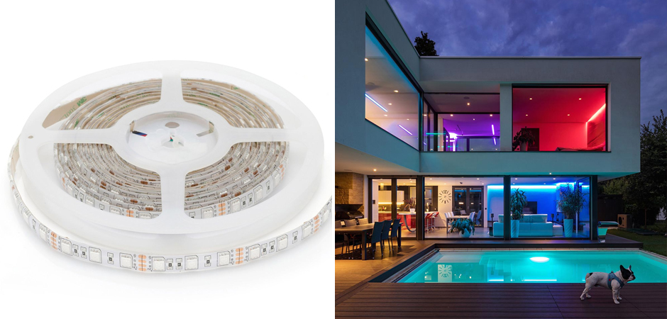 Светодиодная влагозащищенная лента 14,4W/m 60LED/m 5050SMD разноцветная 5M Светодиодная влагозащищенная лента 14,4W/m 60LED/m 5050SMD разноцветная 5M - Loft-Concept в Саратове