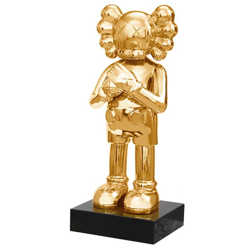 Статуэтка KAWS Gold on stand Золотой в Саратове | Loft Concept 