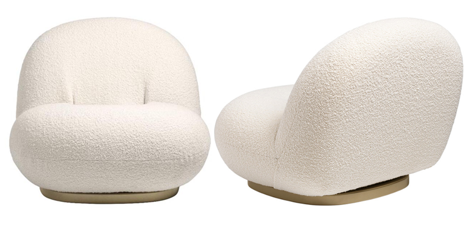 Кресло Pacha lounge chair ivory Кресло Pacha lounge chair ivory - Loft-Concept в Саратове