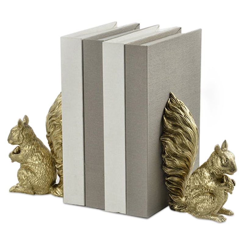 Держатель для книг Squirrel Book Holder Золотой в Саратове | Loft Concept 