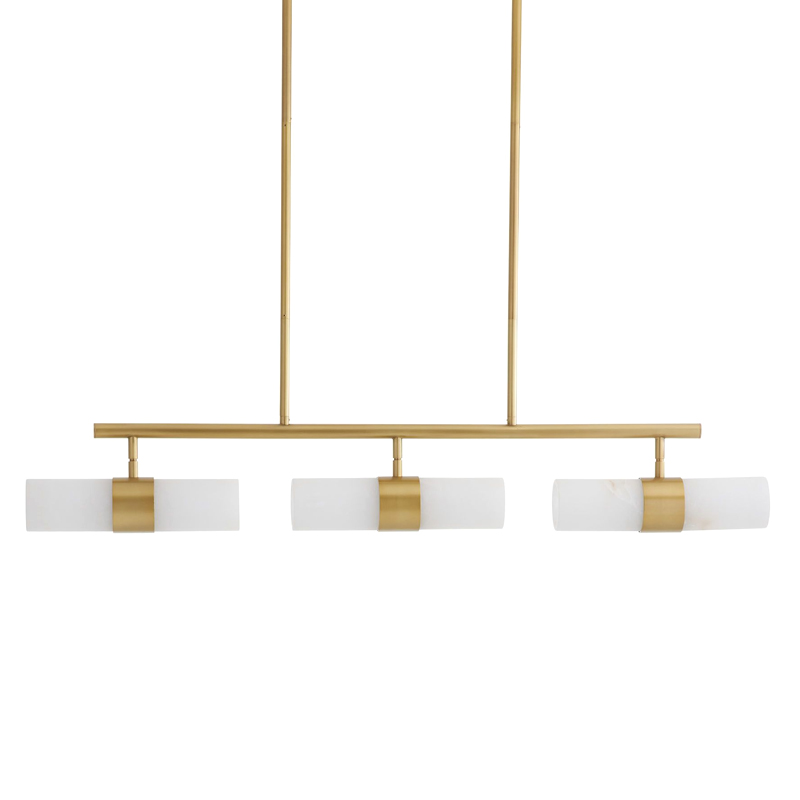 Люстра Arteriors TIPTON CHANDELIER Золотой Белый в Саратове | Loft Concept 