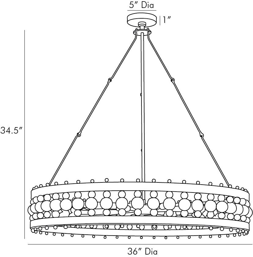 Люстра Arteriors ESME CHANDELIER в Саратове