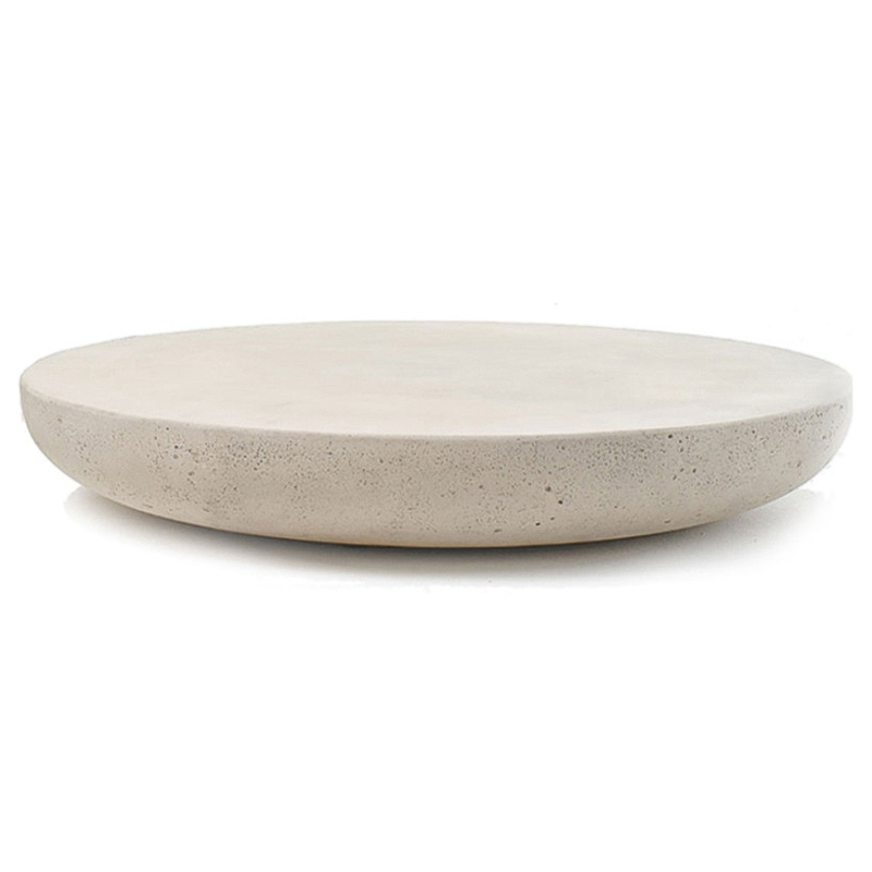 Кофейный стол Tori Round Travertine Coffee Table Бежевый в Саратове | Loft Concept 