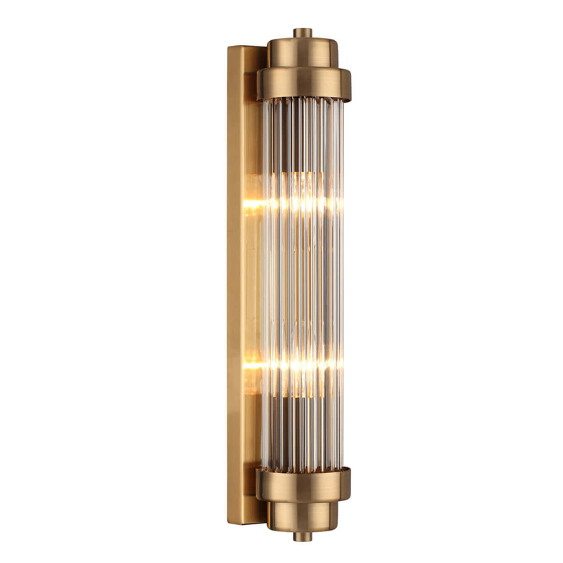 Бра Dirck Glass TUBE Sconce Bronze Бронза в Саратове | Loft Concept 