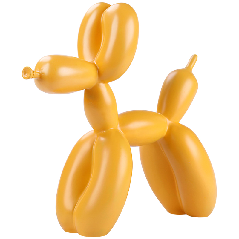 Статуэтка Jeff Koons Balloon Dog Matte Yellow Желтый в Саратове | Loft Concept 