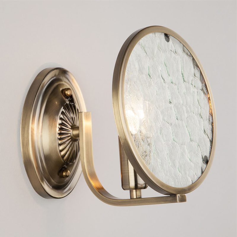 Бра Moibeal Sconce antique bronze Античная Бронза Прозрачный (Transparent) в Саратове | Loft Concept 