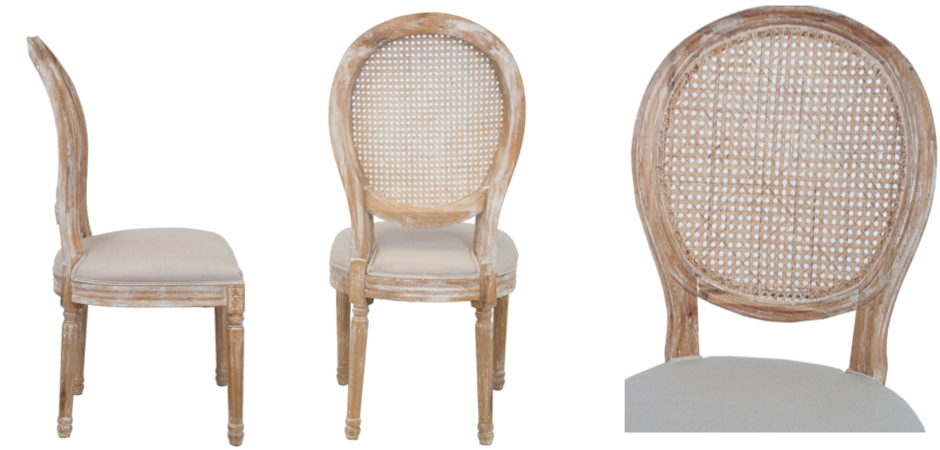 Стул French chairs Provence Beige Rattan 2 Chair Стул French chairs Provence Beige Rattan 2 Chair - Loft-Concept в Саратове