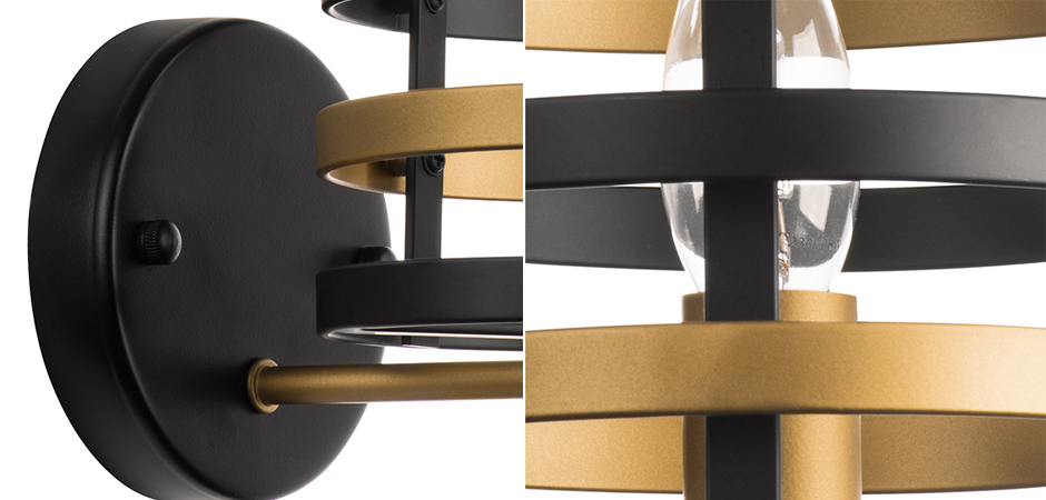 Бра Gold Stripes Sconces Бра Gold Stripes Sconces - Loft-Concept в Саратове