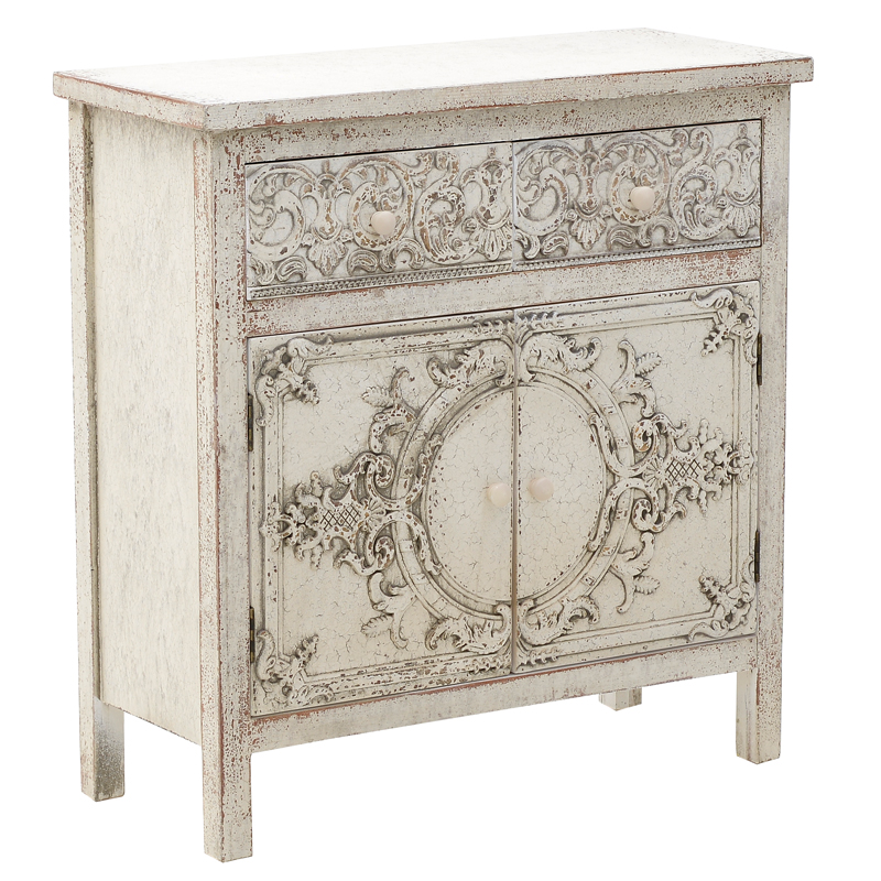 Комод в стиле прованс Senchia Provence Chest of Drawers Молочный в Саратове | Loft Concept 