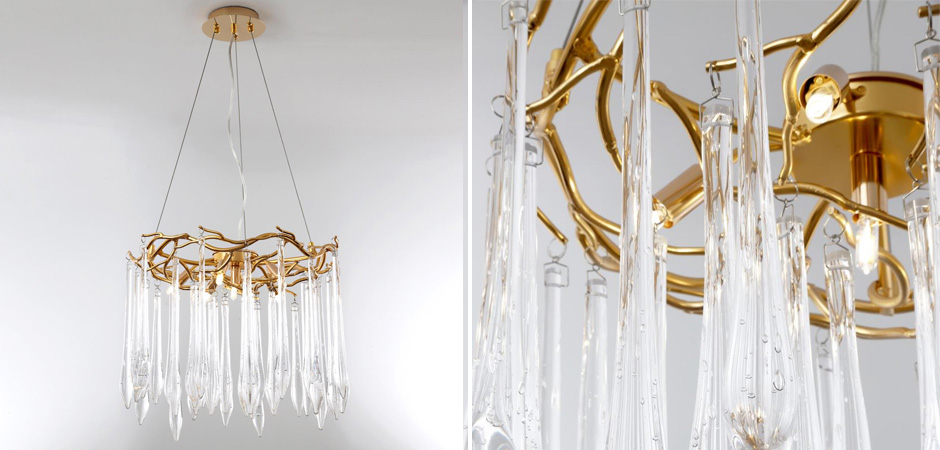 Люстра Crystal Rain Gold Люстра Crystal Rain Gold - Loft-Concept в Саратове