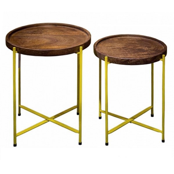 Комплект столиков Round side table set Акация в Саратове | Loft Concept 