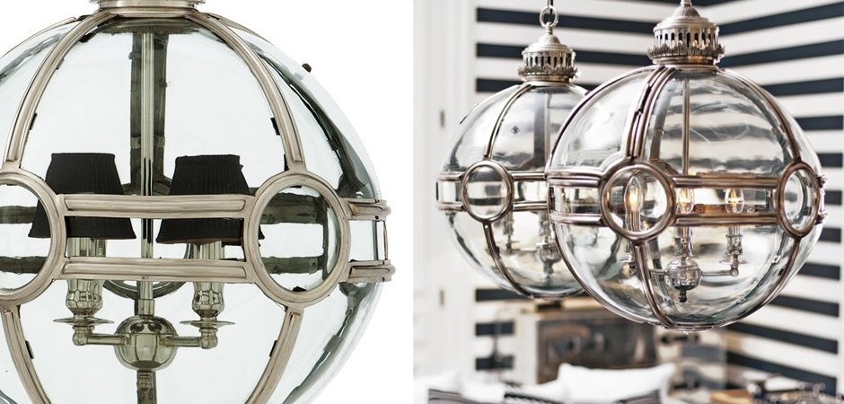 Люстра Lantern Hagerty Antique Silver - Loft-Concept в Саратове