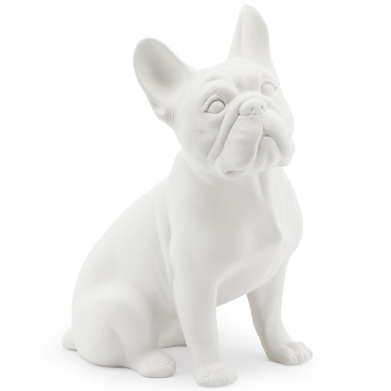 Статуэтка Abhika French Bulldog White Белый в Саратове | Loft Concept 