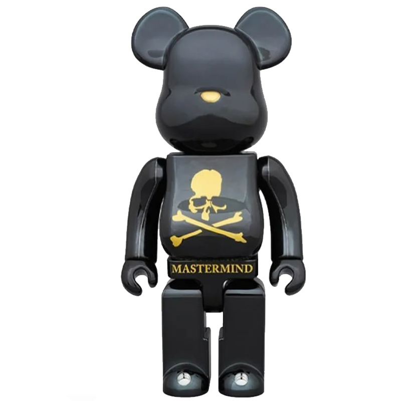 Статуэтка Bearbrick Black Mastermind Черный в Саратове | Loft Concept 