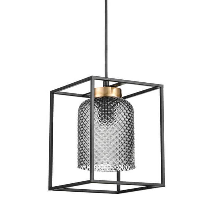 Подвесной светильник Myron Hanging lamp Черный Дымчатый (Smoke) в Саратове | Loft Concept 