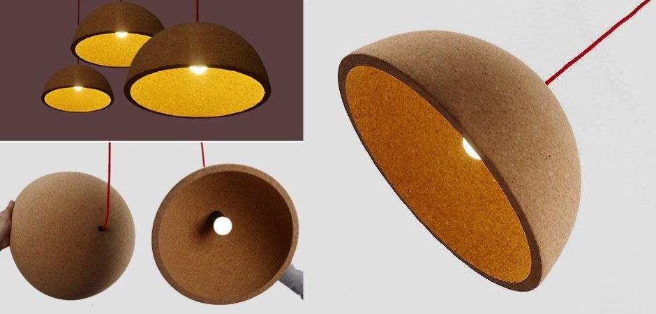 Подвесной светильник Cork Semisphere Подвесной светильник Cork Semisphere - Loft-Concept в Саратове
