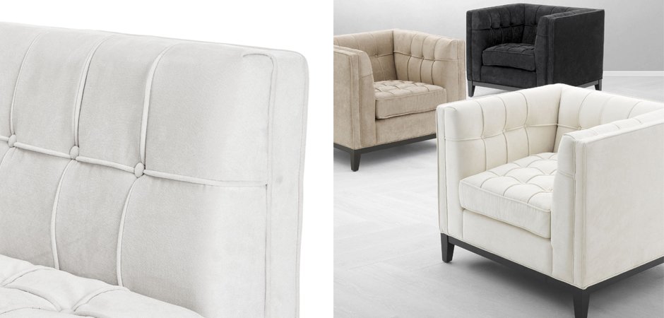 Кресло Eichholtz Chair Aldgate Ecru - фото №1