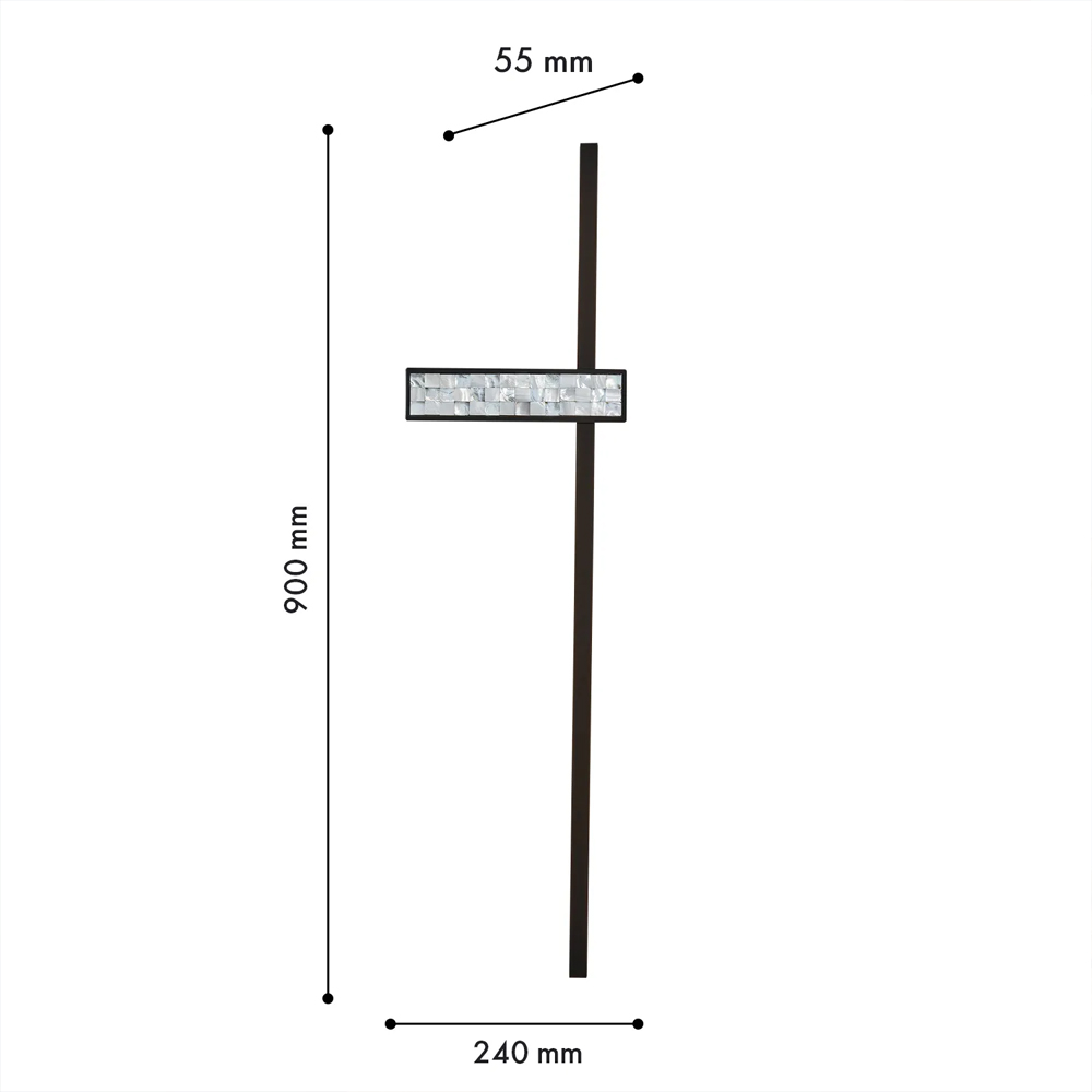 Бра с декором из перламутровой морской ракушки Touch of Marine Charm в Саратове
