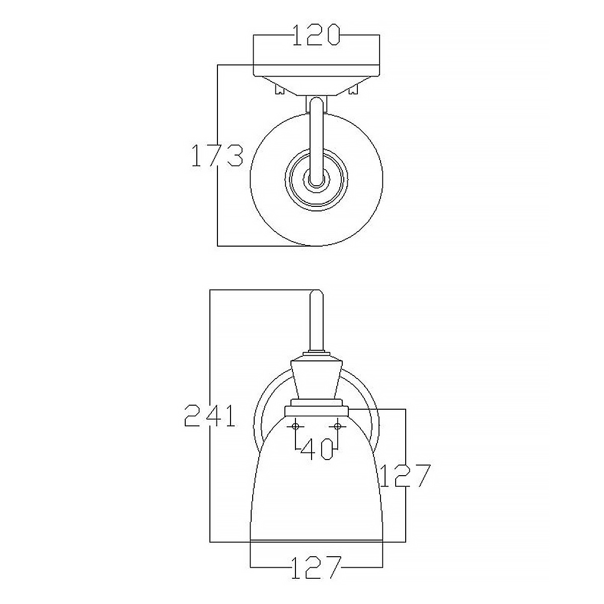 Бра с матовым ребристым плафоном в форме колокола Kichler в Саратове