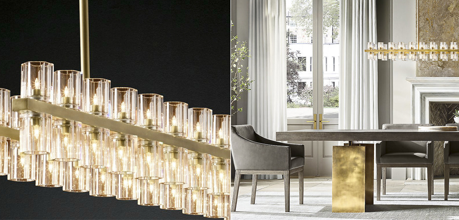 Люстра Restoration Hardware Arcachon Linear Chandelier Люстра Restoration Hardware Arcachon Linear Chandelier - Loft-Concept в Саратове