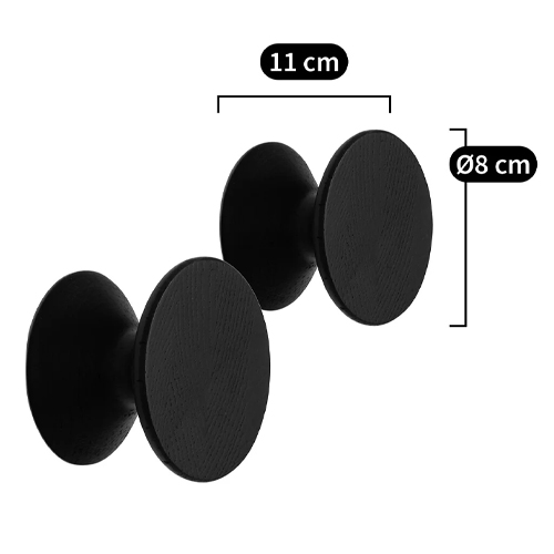 Комплект из 2-х круглых деревянных настенных крючков Bert Wall Hanger Комплект из 2-х круглых деревянных настенных крючков Bert Wall Hanger в Саратове