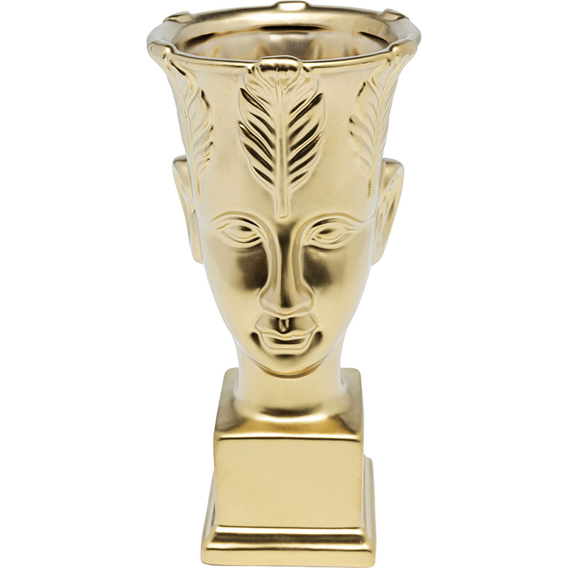 Ваза Golden Face Vase 26 Золотой в Саратове | Loft Concept 