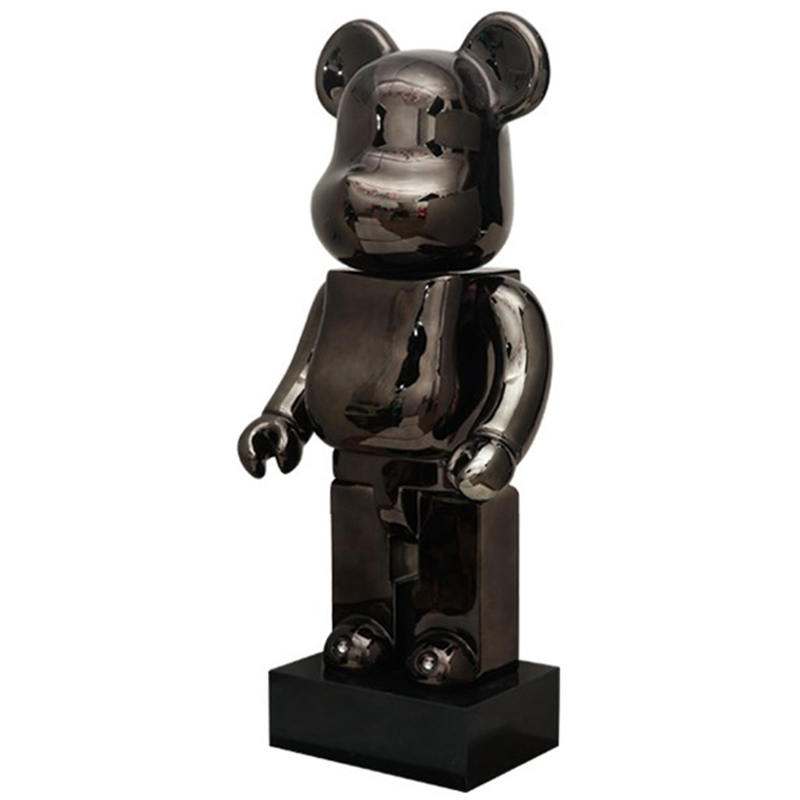 Статуэтка Bearbrick Black on stand Черный в Саратове | Loft Concept 