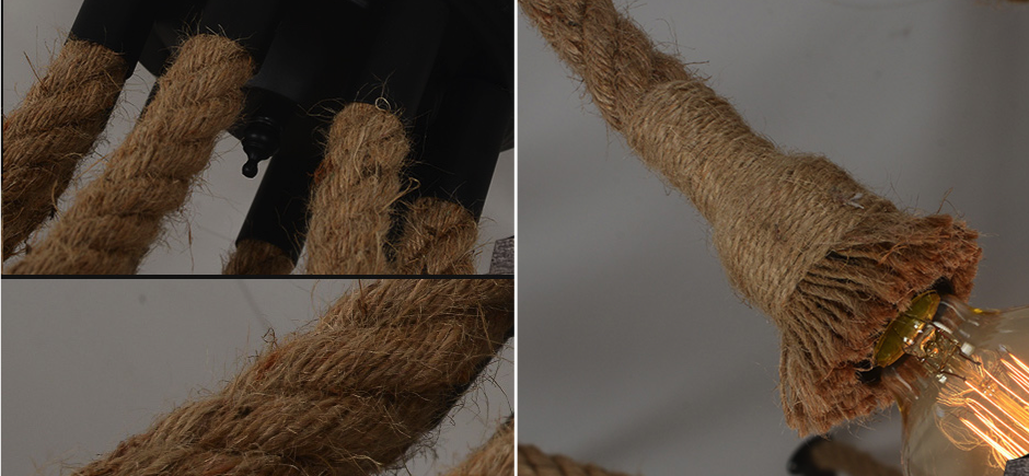 Подвесной светильник Rope Octopus Подвесной светильник Rope Octopus - Loft-Concept в Саратове